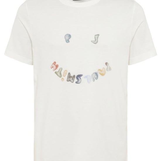 Young Ideas & Henmores -PS Pastel Happy T-Shirt -02 White -S