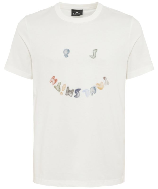 Young Ideas & Henmores -PS Pastel Happy T-Shirt -02 White -S