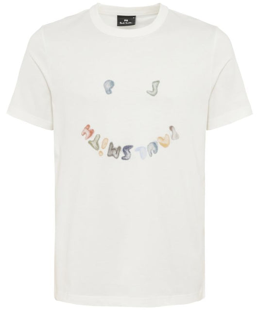 Young Ideas & Henmores -PS Pastel Happy T-Shirt -02 White -S