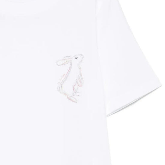 Young Ideas & Henmores -Rabbit T-Shirt -01 White -S