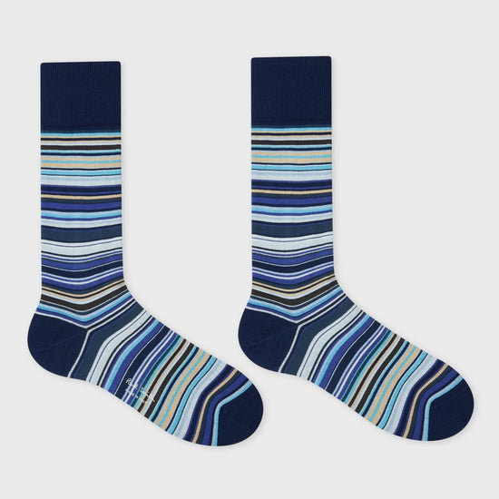 Young Ideas & Henmores -Signature Stripe 3 Pack Cracker Socks -1A Multicolour -OS