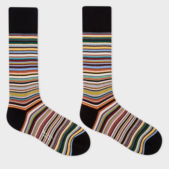Young Ideas & Henmores -Signature Stripe 3 Pack Cracker Socks -1A Multicolour -OS