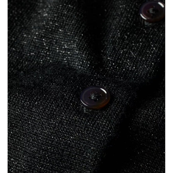 Young Ideas/Henmores - Sparkle Stripe Button Through Cardigan - 79 Black - S