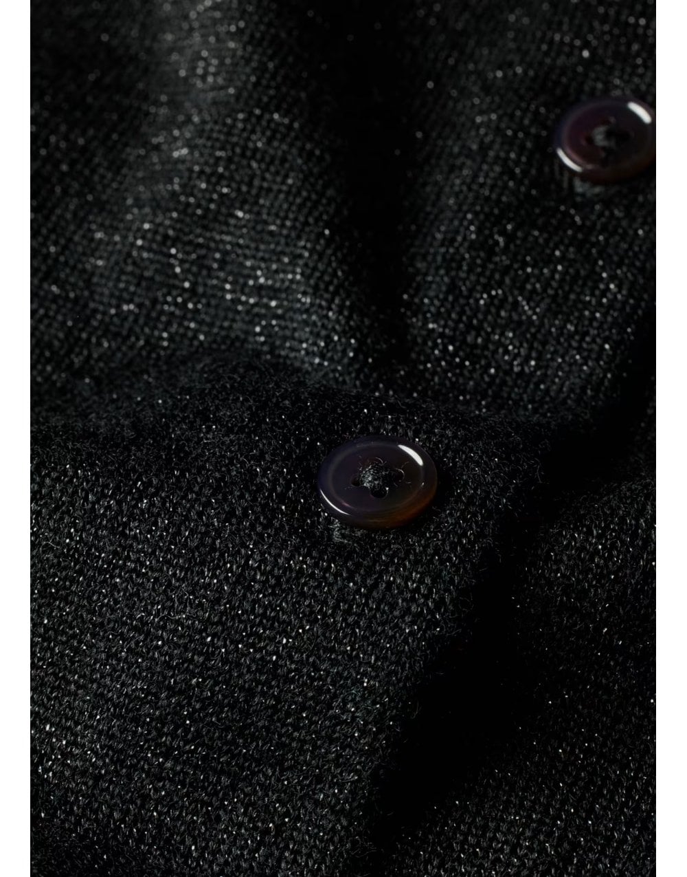 Young Ideas/Henmores - Sparkle Stripe Button Through Cardigan - 79 Black - S