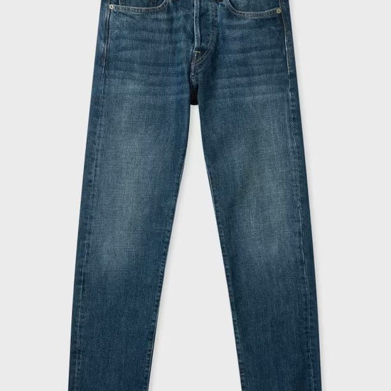Young Ideas & Henmores -Standard Fit Jeans -Mid Blue -36