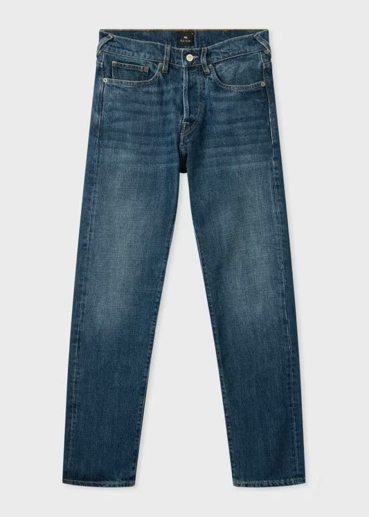 Young Ideas & Henmores -Standard Fit Jeans -Mid Blue -36