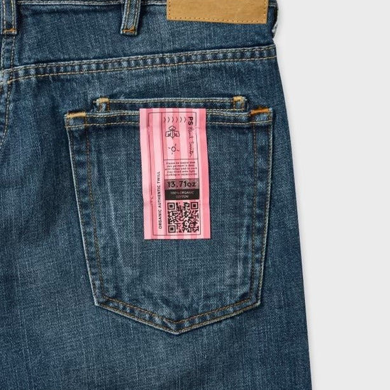 Young Ideas & Henmores -Standard Fit Jeans -Mid Blue -36