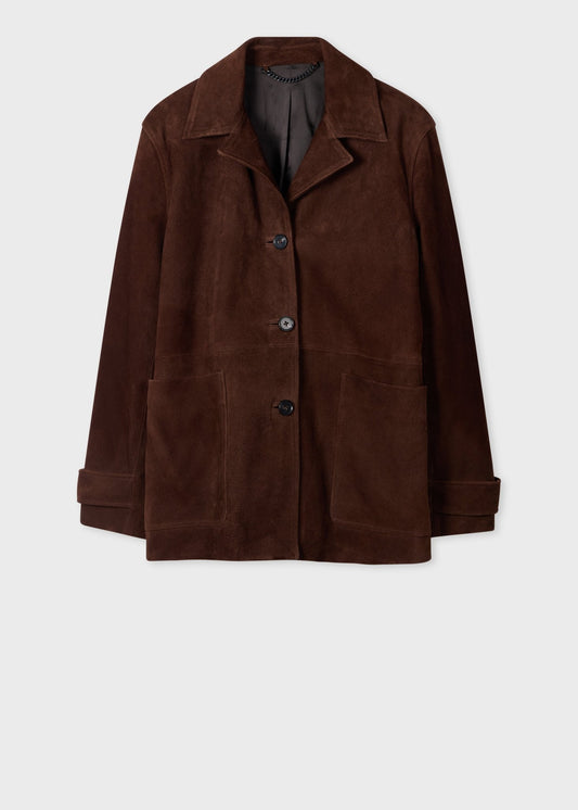 Young Ideas & Henmores -Suede Jacket -69 Dark Brown -6