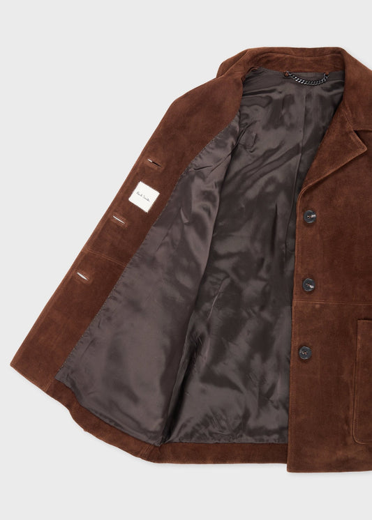 Young Ideas & Henmores -Suede Jacket -69 Dark Brown -6