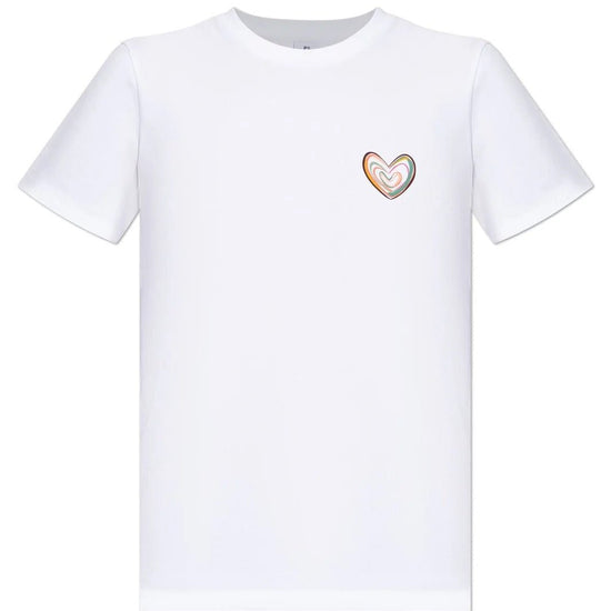 Young Ideas & Henmores -Swirl Heart Polo Shirt -01 White -S