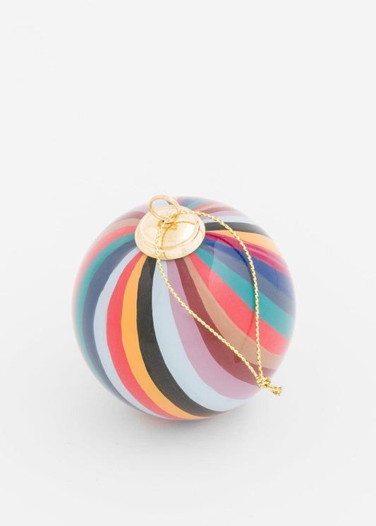 Young Ideas & Henmores -Swirl Stripe Bauble -90 Multi Stripe -OS