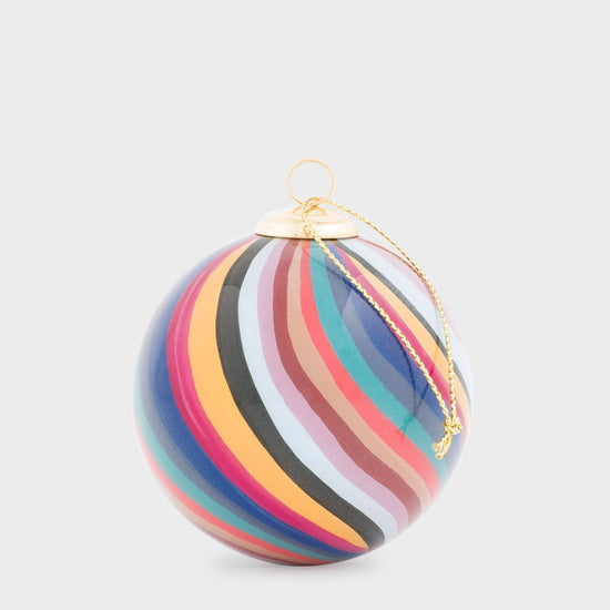 Young Ideas & Henmores -Swirl Stripe Bauble -90 Multi Stripe -OS