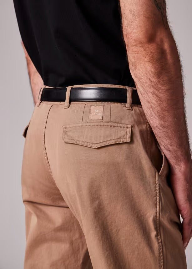 Young Ideas & Henmores -Tapered Fit Chino -64 Tan Brown -32