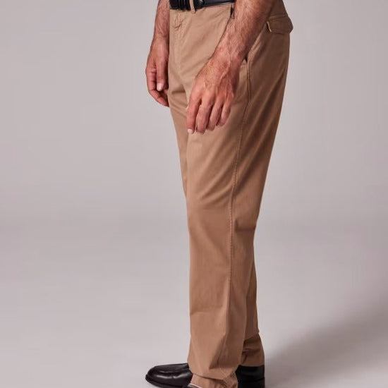 Young Ideas & Henmores -Tapered Fit Chino -64 Tan Brown -32