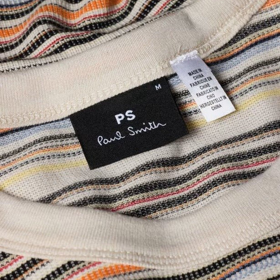 Young Ideas & Henmores -Thin Multi Stripe Short Sleeve T-Shirt -92 Multicolour -L