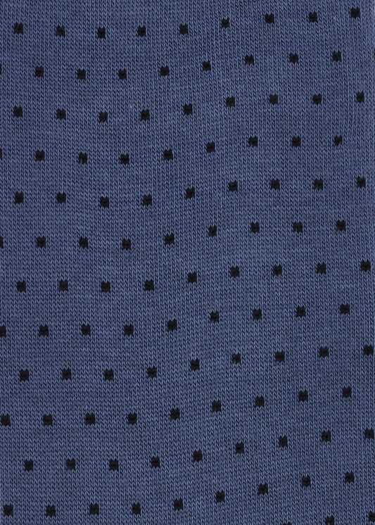 Young Ideas & Henmores -Tiny Polka Dot Socks -47 Navy -OS