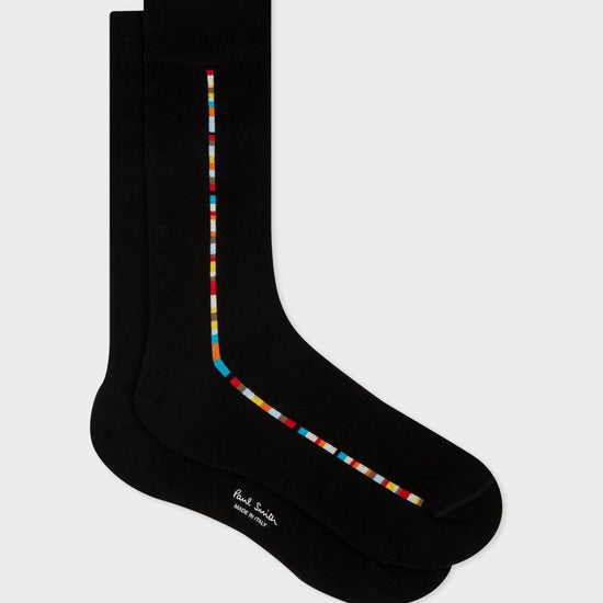 Young Ideas & Henmores -Vittore Multi Socks -79 Black -OS