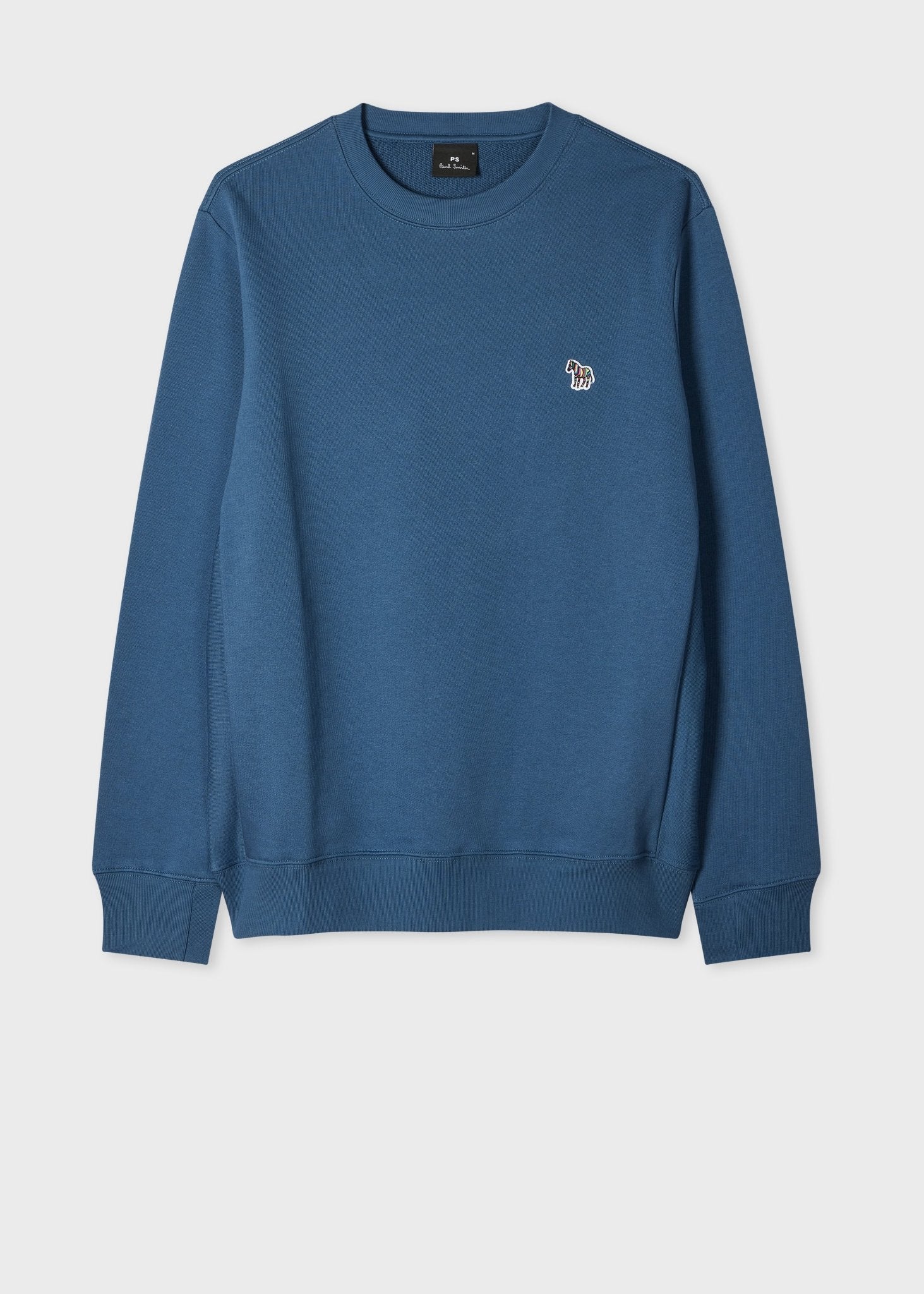 Young Ideas & Henmores -Zebra Crew Neck Sweat -46D Indigo -L