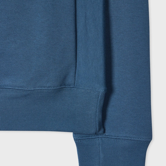 Young Ideas & Henmores -Zebra Crew Neck Sweat -46D Indigo -L