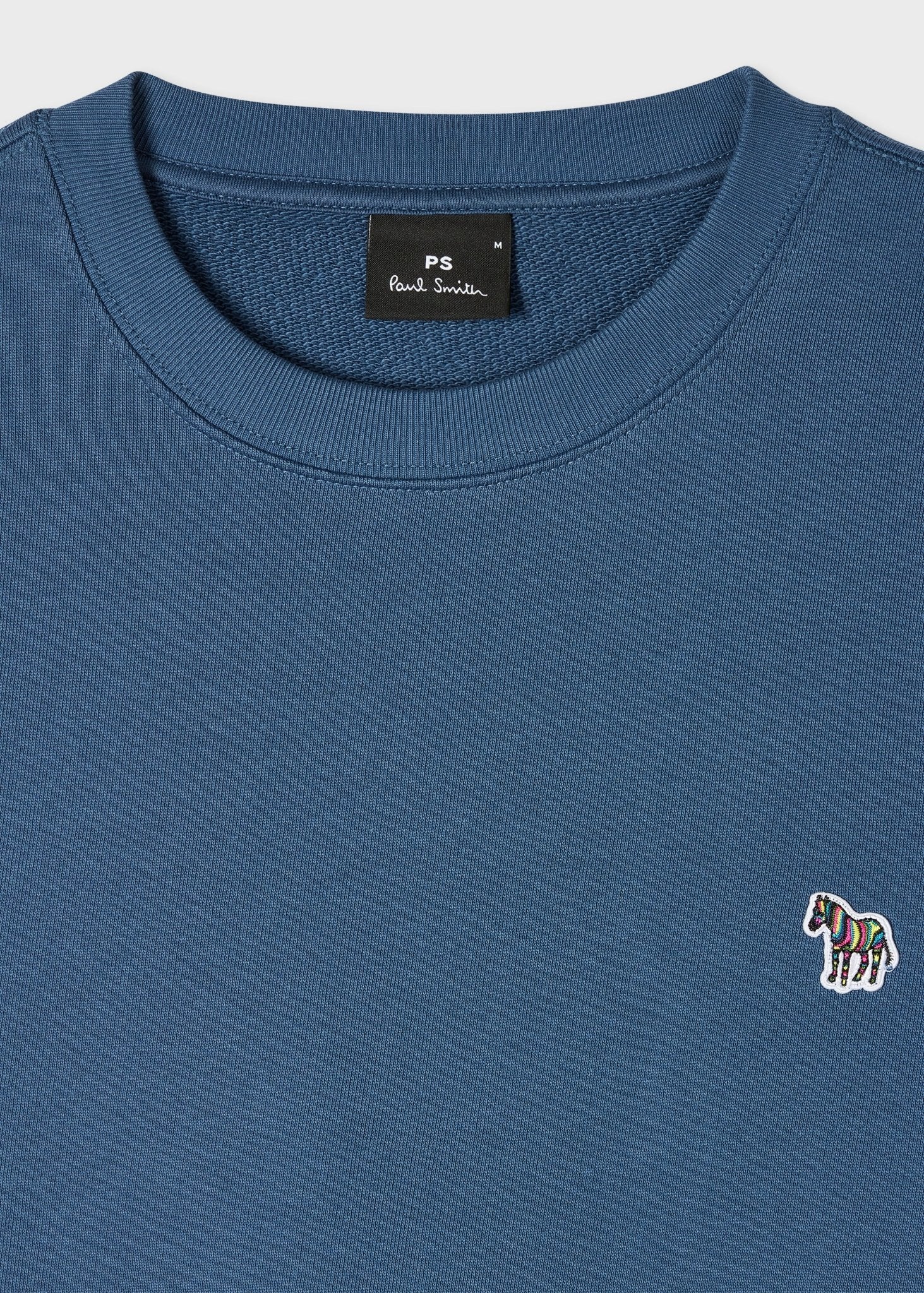 Young Ideas & Henmores -Zebra Crew Neck Sweat -46D Indigo -L