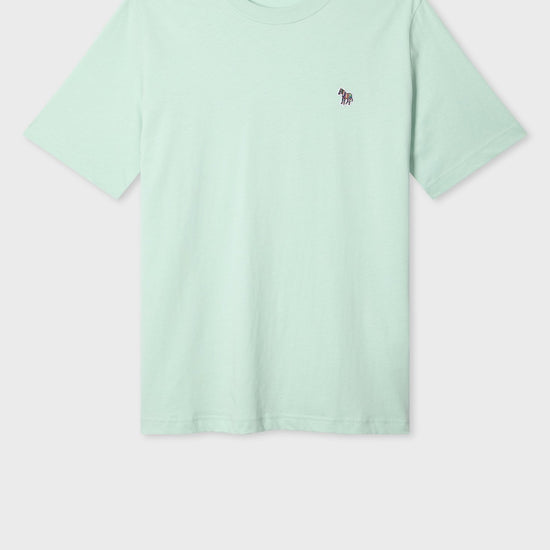 Young Ideas & Henmores -Zebra Logo T-Shirt -30D Blue/Green -XL