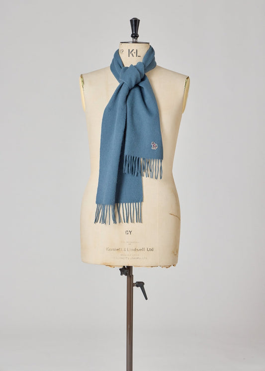 Young Ideas & Henmores -Zebra Scarf -43 Blue -OS