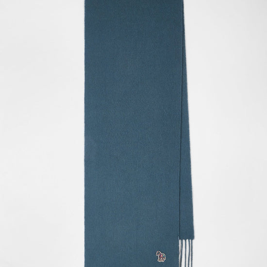 Young Ideas & Henmores -Zebra Scarf -43 Blue -OS