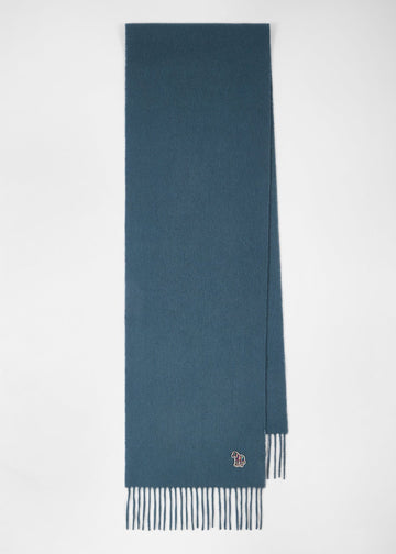 Young Ideas & Henmores -Zebra Scarf -43 Blue -OS