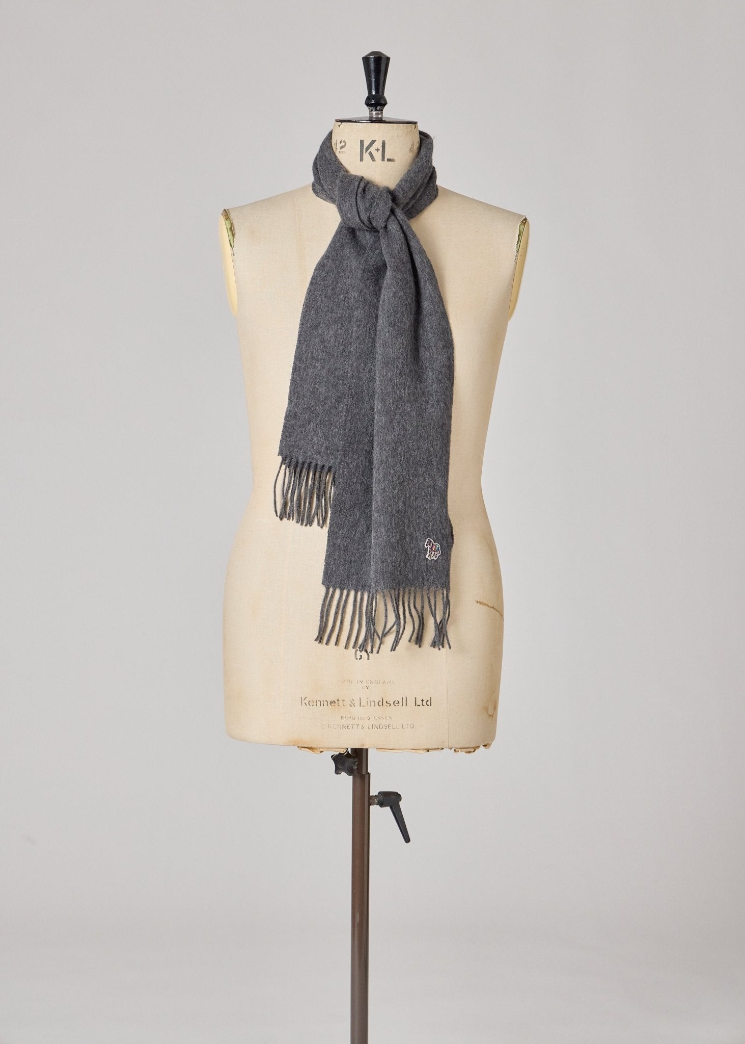 Young Ideas & Henmores -Zebra Scarf -43 Blue -OS