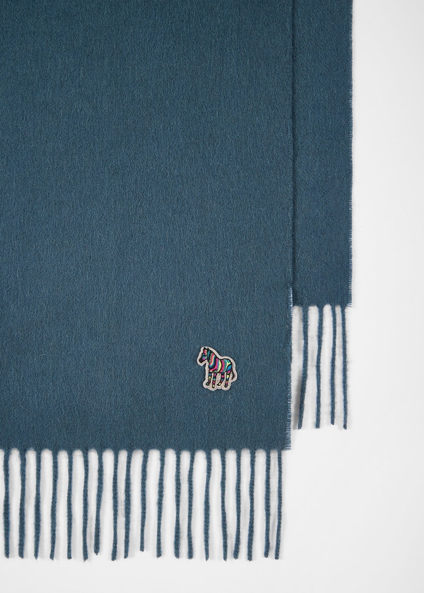 Young Ideas & Henmores -Zebra Scarf -43 Blue -OS