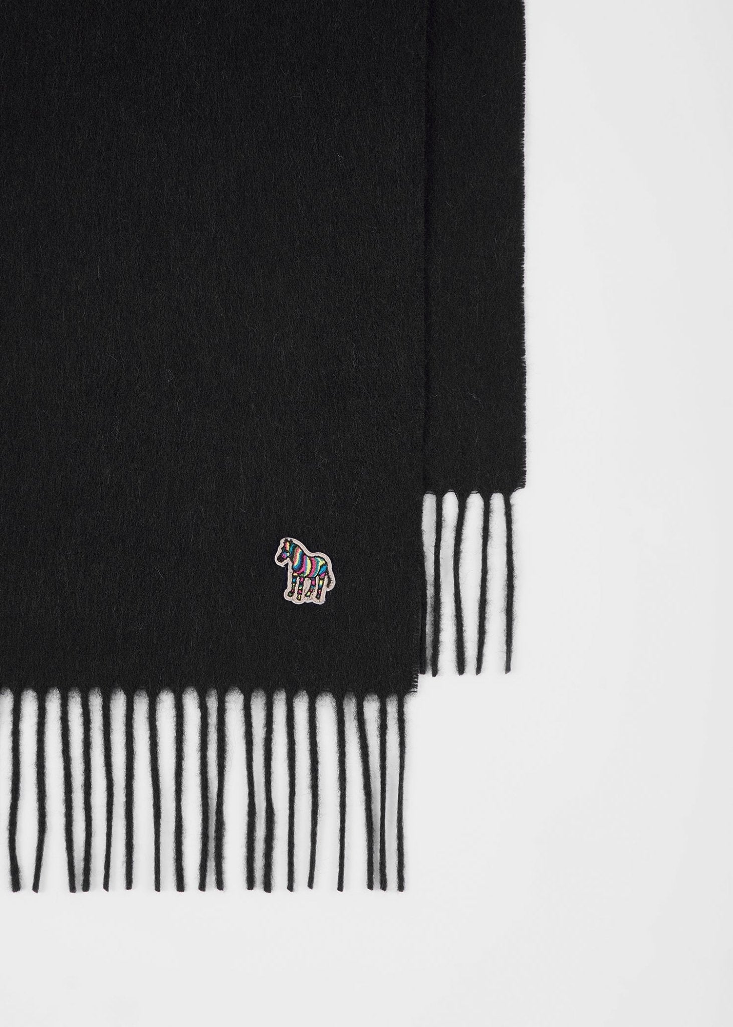 Young Ideas & Henmores -Zebra Scarf -79 Black -OS