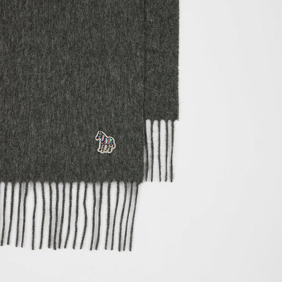 Young Ideas & Henmores -Zebra Scarf -76 Grey -OS