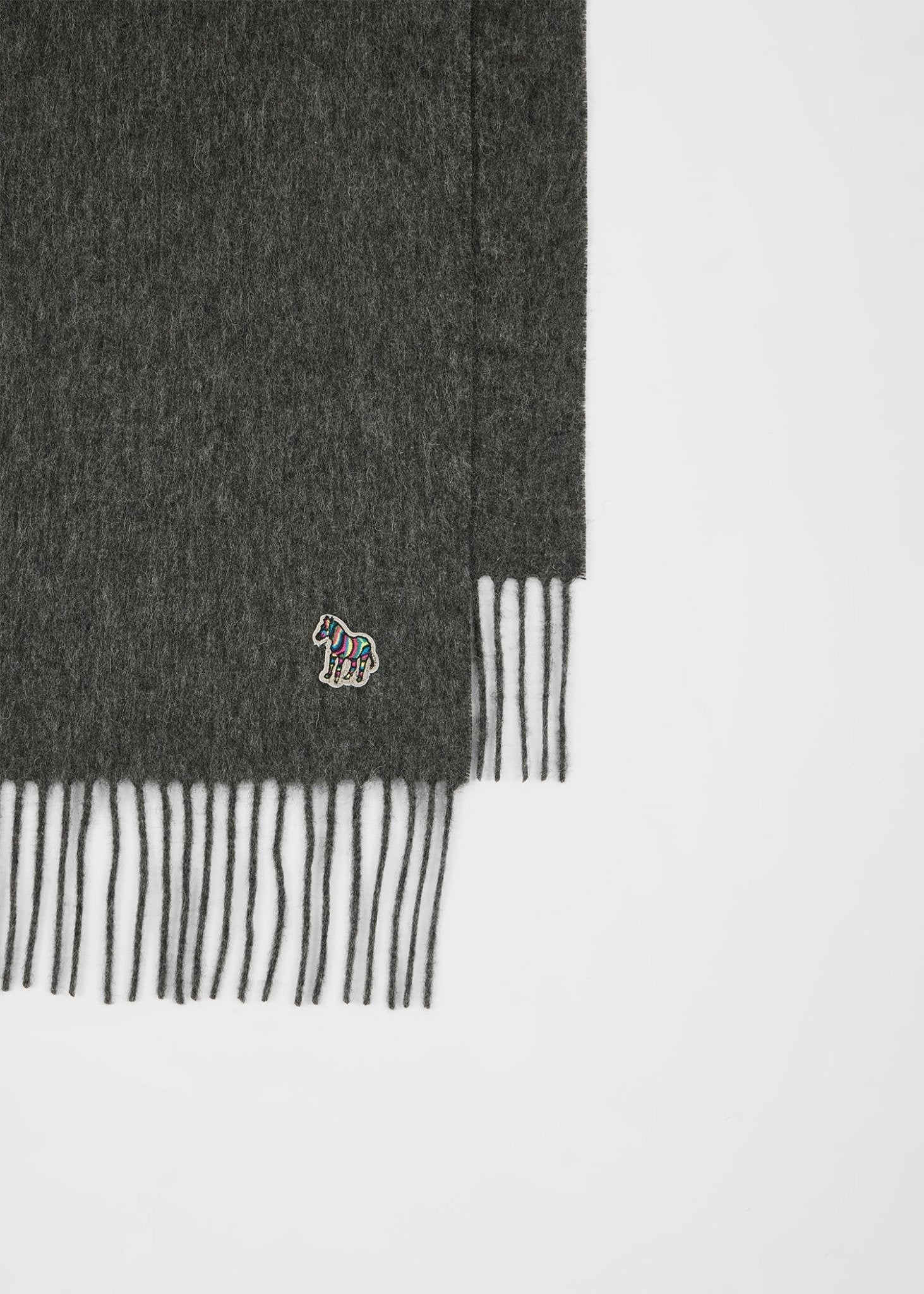 Young Ideas & Henmores -Zebra Scarf -76 Grey -OS