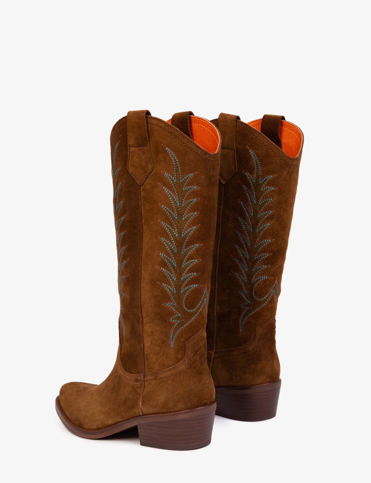 Young Ideas & Henmores -Goldie Embroidered Cowboy Boots -223 Peat -4