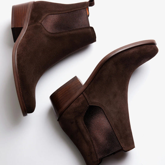 Young Ideas & Henmores -Rove Suede Boot -229 Bitter -4