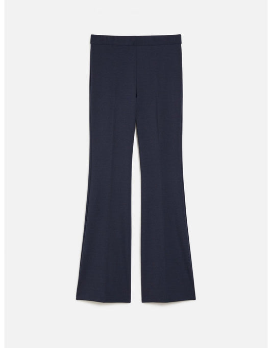 Young Ideas/Henmores - Again Jersey Stretch Bootleg Trousers - 003 Navy - 10