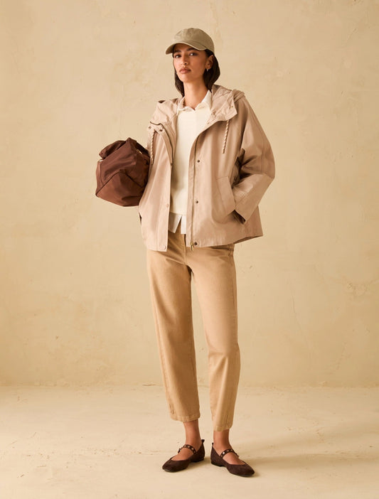 Young Ideas & Henmores - Alpino Hooded Rain Jacket - 002 Camel - 8