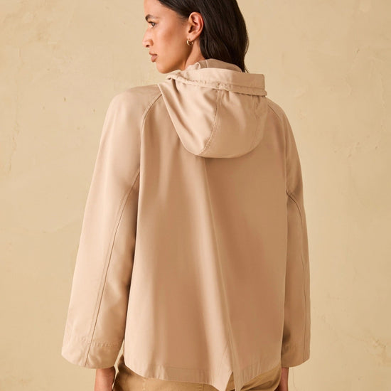 Young Ideas & Henmores - Alpino Hooded Rain Jacket - 002 Camel - 8