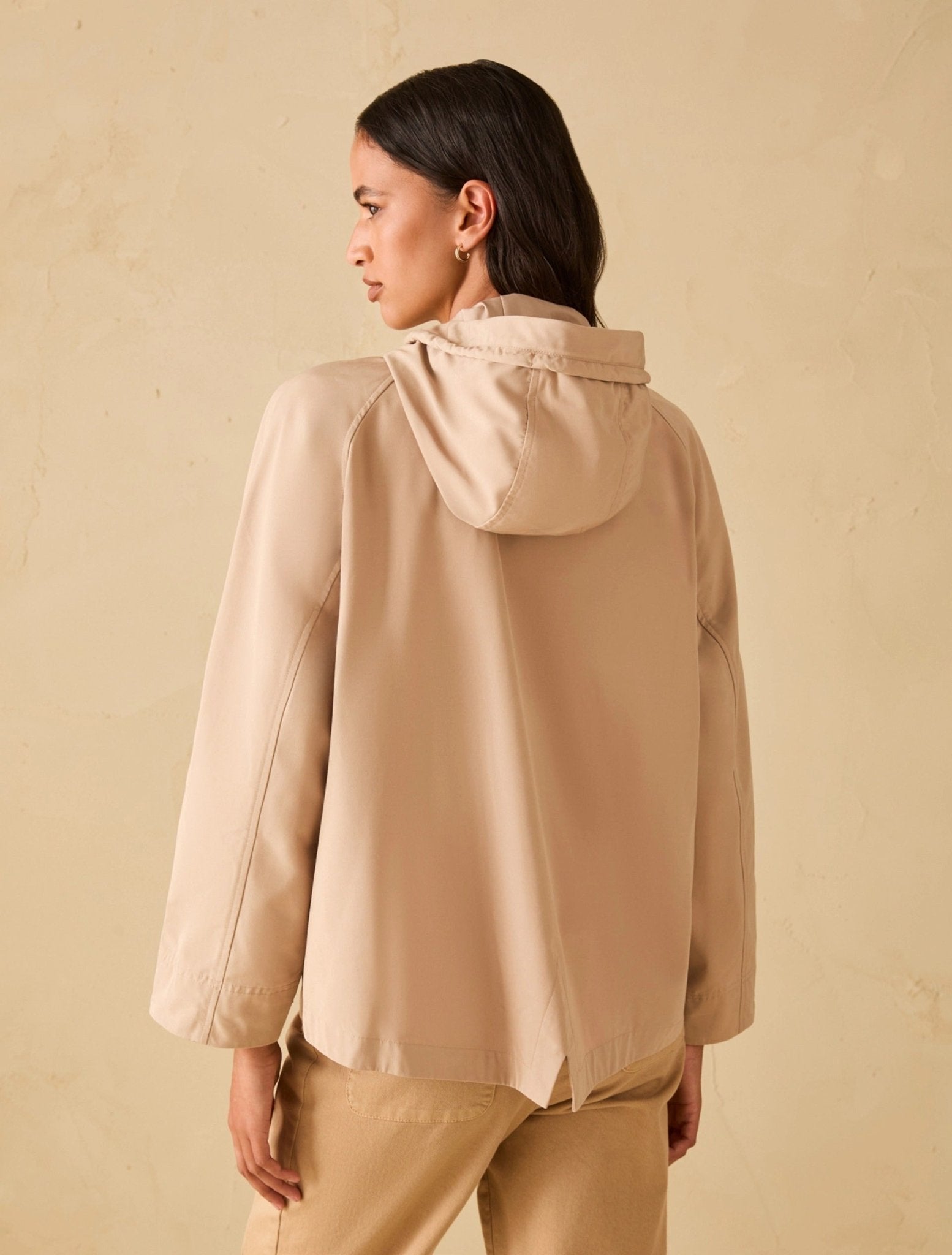 Young Ideas & Henmores - Alpino Hooded Rain Jacket - 002 Camel - 8