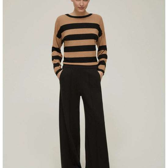 Young Ideas/Henmores - Bondone Pull On Jersey Trousers - 003 Black - 8