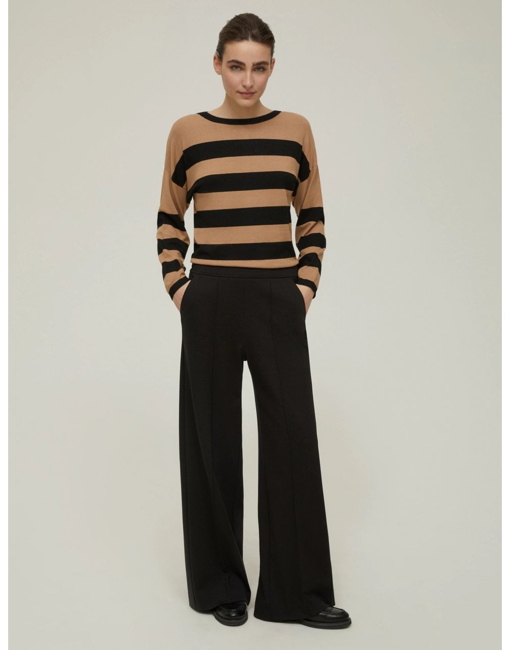 Young Ideas/Henmores - Bondone Pull On Jersey Trousers - 003 Black - 8