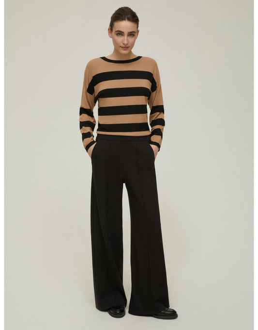 Young Ideas/Henmores - Bondone Pull On Jersey Trousers - 003 Black - 8