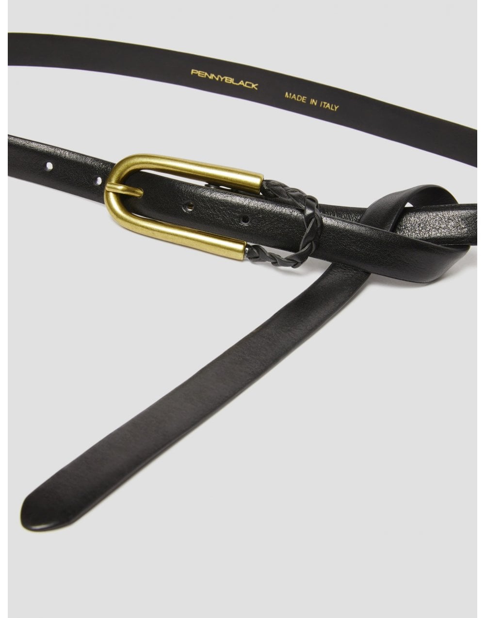Young Ideas/Henmores - Bosso Interlock Belt - 002 Black - OS