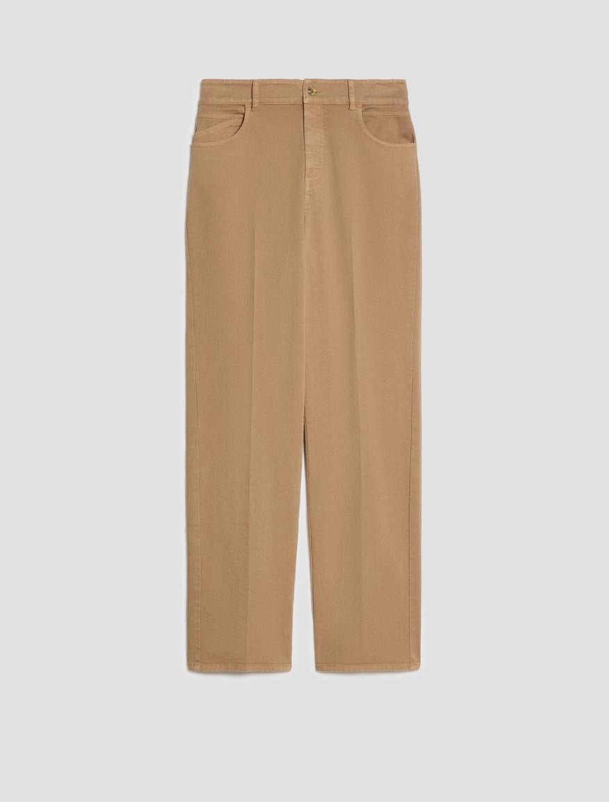 Young Ideas & Henmores -Cobalto Wide Leg Jeans -002 Camel -8