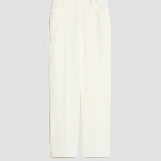 Young Ideas & Henmores -Cobalto Wide Leg Jeans -001 Wool White -8
