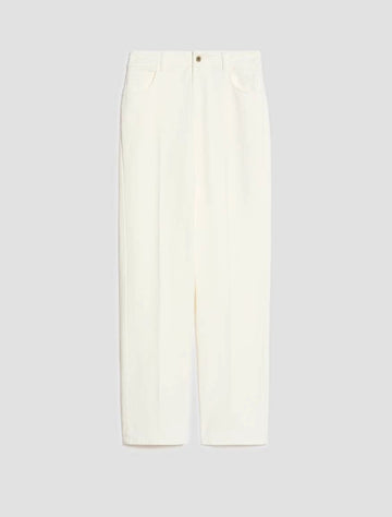 Young Ideas & Henmores -Cobalto Wide Leg Jeans -001 Wool White -8