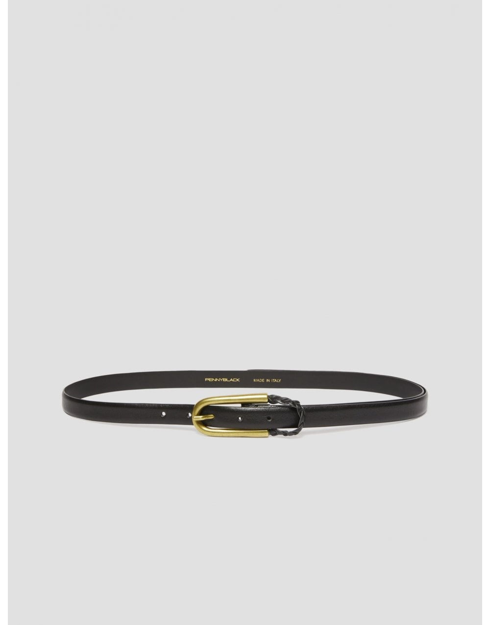 Young Ideas/Henmores - Egadi Slim Belt - 001 Black - OS