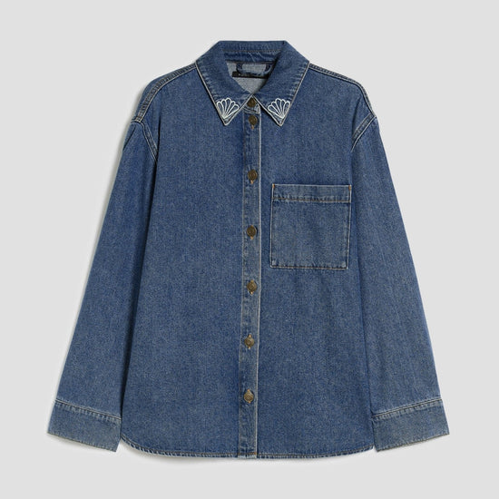Young Ideas & Henmores - Gelo Denim Overshirt - 001 Blue - 6