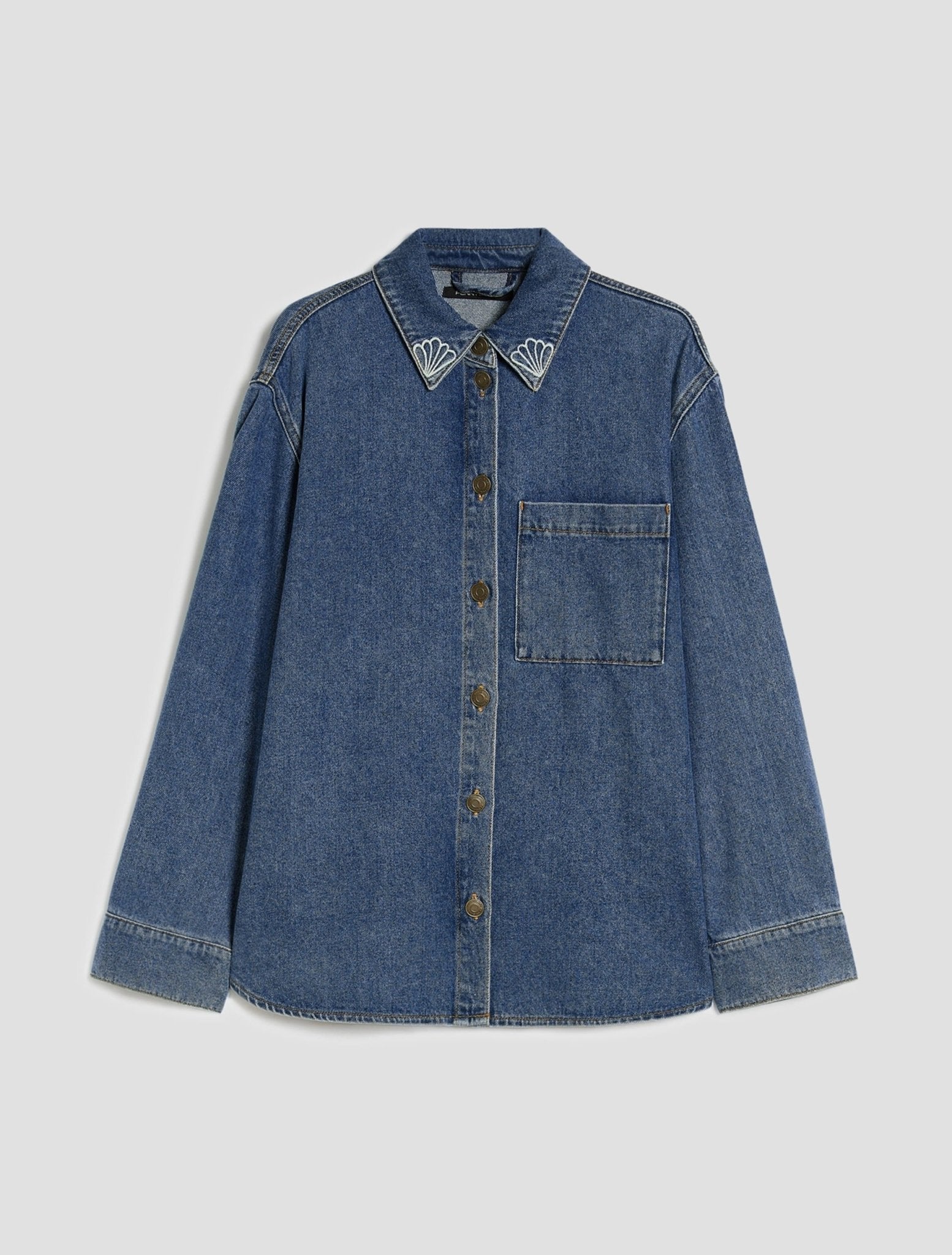 Young Ideas & Henmores - Gelo Denim Overshirt - 001 Blue - 6
