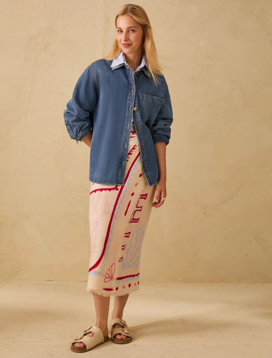 Young Ideas & Henmores - Gelo Denim Overshirt - 001 Blue - 6
